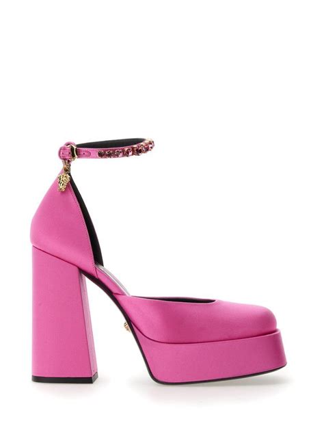 scarpe versace plateau|versace pink label.